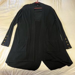 Black cardigan